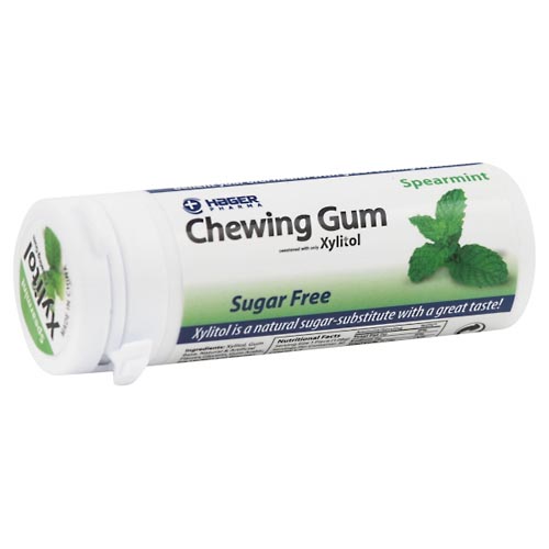 Image for Hager Pharma Xylitol Chewing Gum, Sugar Free, Spearmint,30ea from Theatre Pharmacy