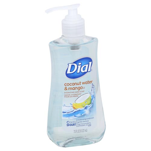 Image for Dial Hand Soap, Hydrating, Coconut Water & Mango,7.5oz from Theatre Pharmacy