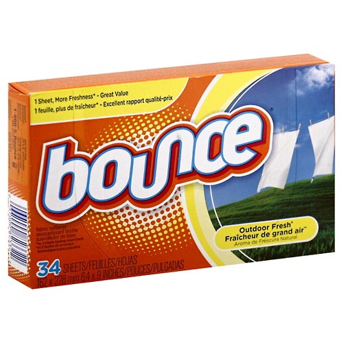 Image for Bounce Fabric Softener, Outdoor Fresh,34ea from Theatre Pharmacy