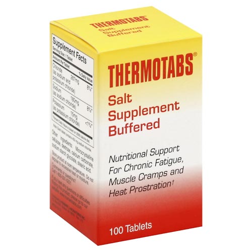 Image for Thermotabs Salt Supplement, Buffered,100ea from Theatre Pharmacy