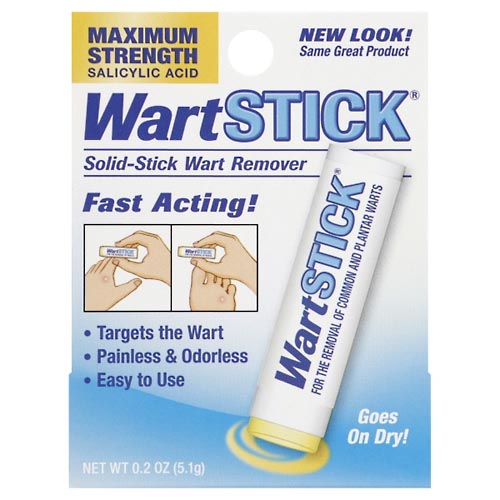 Image for Wart Stick Wart Remover, Solid-Stick, Maximum Strength,0.2oz from Theatre Pharmacy