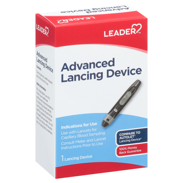 Image for Leader Lancing Device, Advanced, 1ea from Theatre Pharmacy