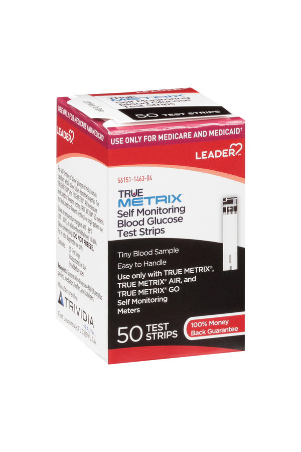 Image for Leader Blood Glucose Test Strips, Self Monitoring,50ea from Theatre Pharmacy