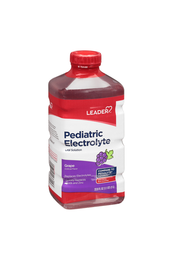Image for Leader Pediatric Electrolyte, Grape,33.8oz from Theatre Pharmacy