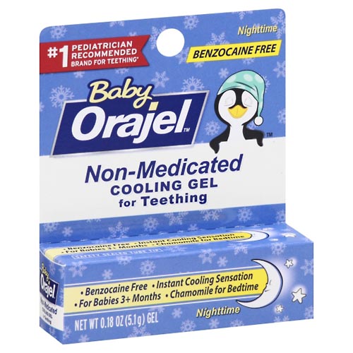 Image for Orajel Cooling Gel for Teething, Non-Medicated, Nighttime,0.18oz from Theatre Pharmacy