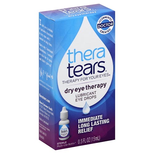 Image for Thera Tears Eye Drops, Lubricant, Dry Eye Therapy,0.5oz from Theatre Pharmacy