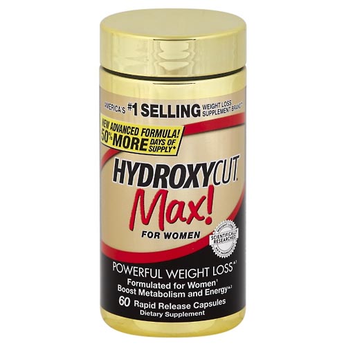 Image for Hydroxycut Weight Loss, for Women, Rapid Release Capsules,60ea from Theatre Pharmacy