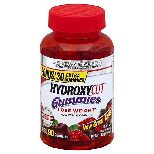 Image for Hydroxycut Weight Loss Supplement, Mixed Fruit, Gummies,90ea from Theatre Pharmacy