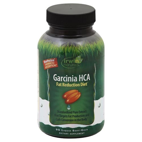 Image for Irwin Naturals Garcinia HCA, Liquid Soft-Gels,90ea from Theatre Pharmacy