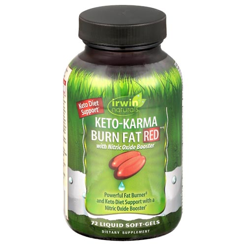 Image for Irwin Naturals Keto-Karma Burn Fat, Red, Liquid Soft-Gels,72ea from Theatre Pharmacy